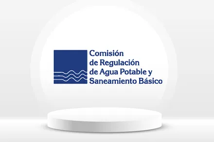 Logo de Comisión de Regulación de Agua Potable y Saneamiento Básico